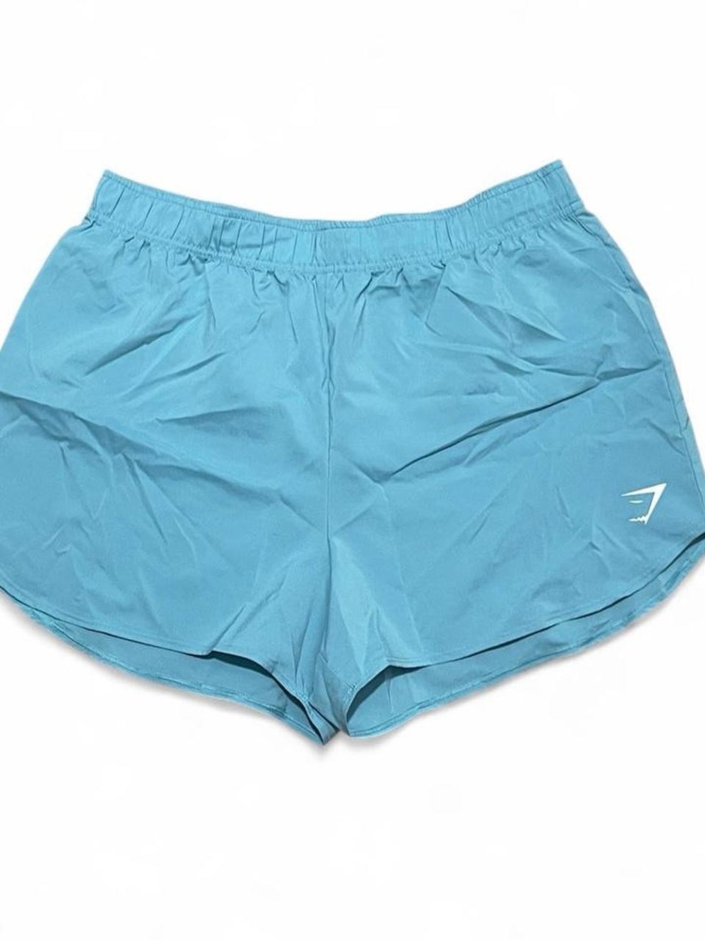 Gymshark Women's Light Teal Running Shorts